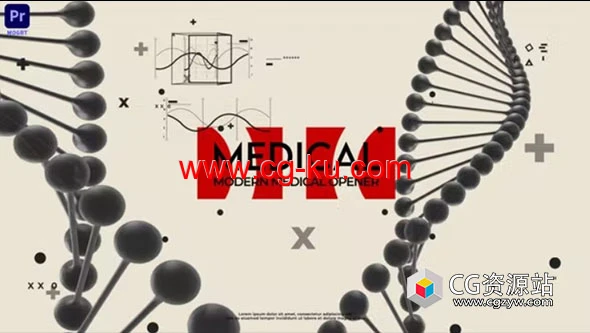 PR模板-医疗医学DNA链开场片头 Medical Opener的图片1