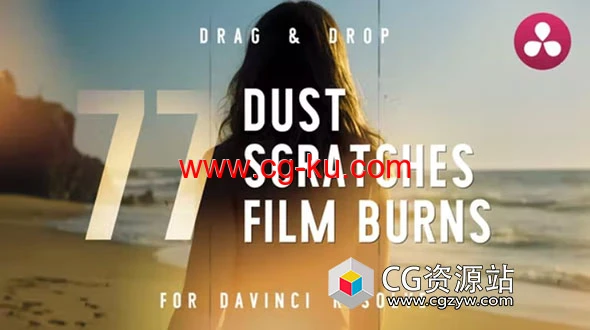达芬奇模板-77组灰尘划痕胶片燃烧光斑光效叠加特效 Dust, Scratches and Film Burns的图片1