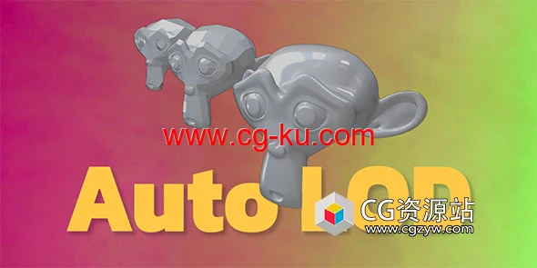 模型自动精细度Blender插件 Auto LOD的图片1