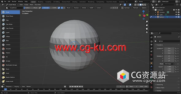 选区隐藏Blender插件 Selection To Mask的图片1