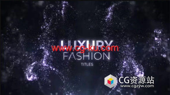 AE模板-奢华大气粒子背景文字片头 Luxury Fashion Titles的图片1