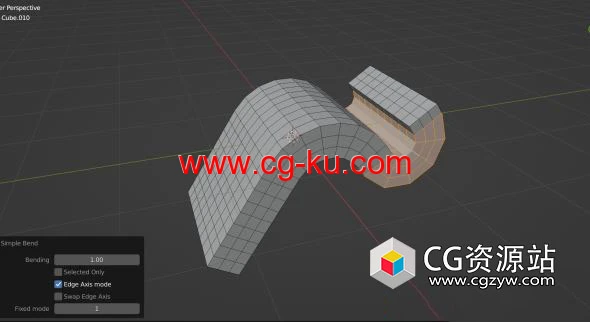 Blender模型弯曲插件 Simple Bend v2.1.8的图片1