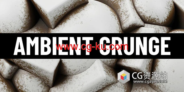 Blender程序生成做旧污迹划痕插件 Ambient Grunge Node V3的图片1