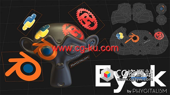 Blender多贴图投射UV插件 Eyek v0.2.7的图片1