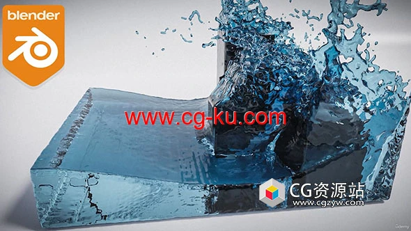 Blender 3.1中Mantaflow流体特效制作视频教程 Blender 3.1中Mantaflow流体特效制作视频教程的图片1