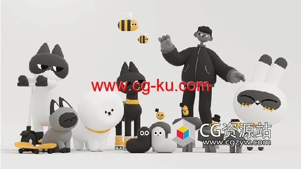 Coloso 6组三维卡通角色动画实例制作C4D教程+中文字幕的图片1