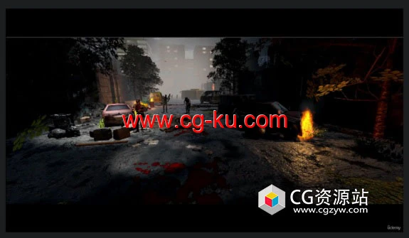 Unity关卡设计废弃城市3D动画制作视频教程的图片1