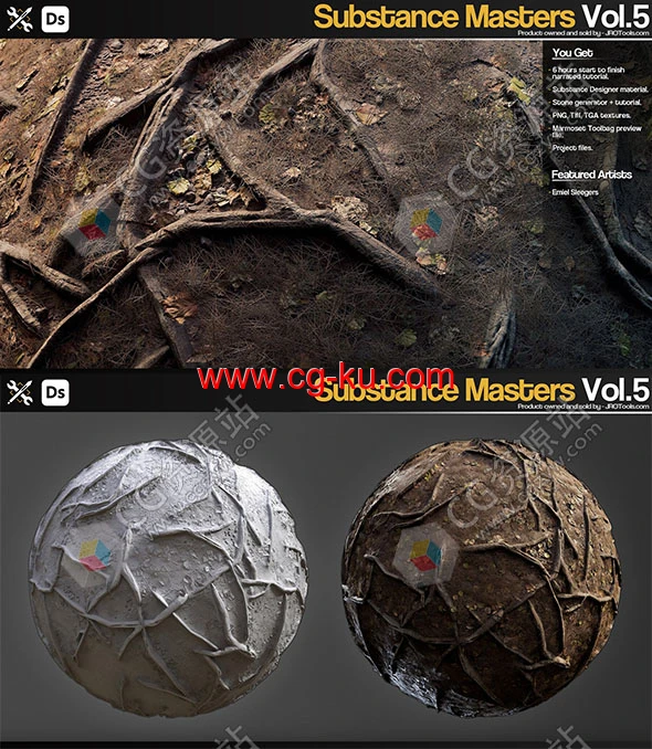 Substance森林地面材质制作教程+中英文字幕 Substance森林地面材质制作教程+中英文字幕的图片1