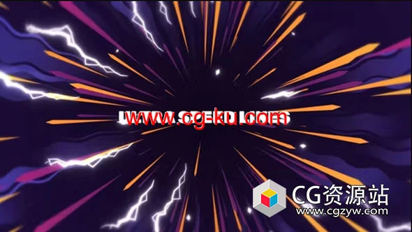 AE模板-能量运动线条背景动画 Ultra Speed Lines的图片1