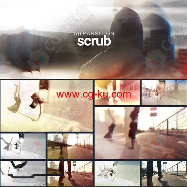 FCPX插件-30组时间重映射加速卡帧重放特效视频转场预设 Scrub的图片1