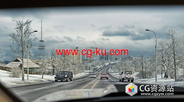 3DS MAX城市交通系统模拟插件 CityTraffic V2.039的图片1