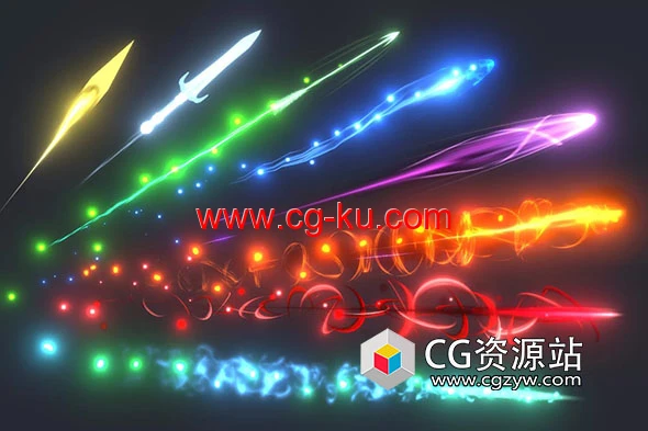 Unity粒子特效AAA 程式化射弹 Vol.1的图片1