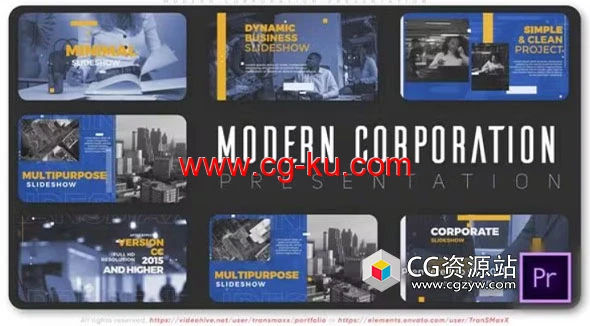 PR模板-现代企业公司宣传视频片头 Modern Corporation Presentation的图片1