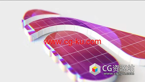 AE模板-三维立体方块logo动画 3D Logo Reveal的图片1