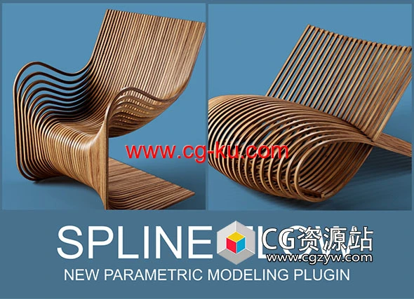 3ds Max参数样条线建模插件 Spline Flow Pro 0.9.136.63的图片1