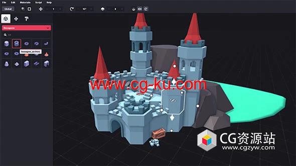 游戏模型块状建模软件 Asset Forge 2.3.0 Win豪华版的图片1