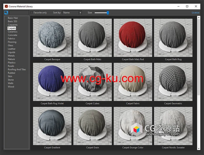 3DS MAX实时交互渲染器 Chaos Corona 10 Hotfix 2 for 3ds Max 2016 – 2024+材质库的图片1