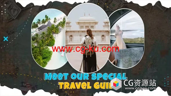 AE模板-家庭旅行旅游宣传视频片头 Travel promo的图片1