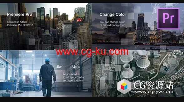 PR模板-点线粒子空间商务企业宣传展示 Plexus Corporate的图片1