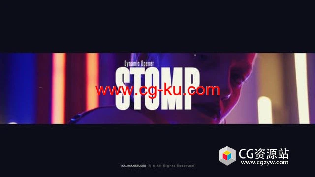 AE模板-动感时尚快闪文字视频片头 Dynamic Stomp Opener的图片1