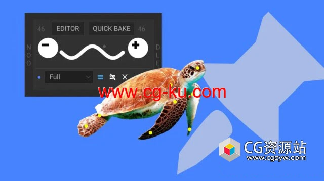AE脚本-图钉木偶图层弹性动态跟随动画 Noodle 2 + 使用教程的图片1