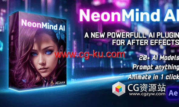 AE脚本-内置AI智能生成创意视频 AeJuice – NeonMind AI的图片1
