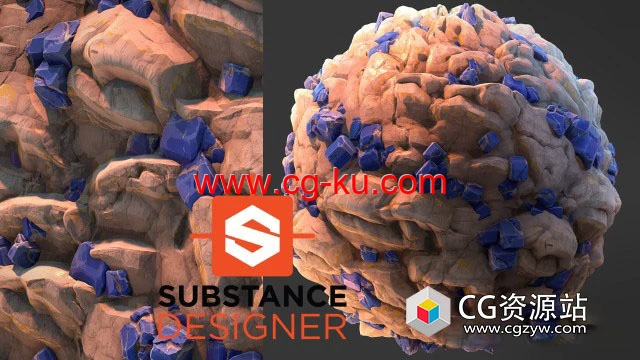 Substance Designer风格化石头材质教程的图片1