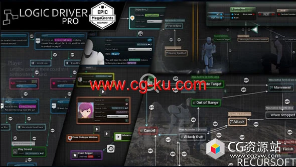 UE虚幻引擎蓝图编辑器 Logic Driver Pro – Blueprint Editor 2.6.3 UE虚幻引擎蓝图编辑器 Logic Driver Pro – Blueprint Editor 2.6.3的图片1