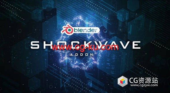 Blender科幻冲击波能量特效插件 Shockwave V1.2的图片1