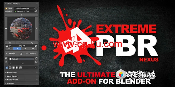 Blender材质库插件 Extreme Pbr Nexus V4.1.100的图片1
