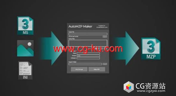 3DS MAX脚本打包制作插件 AutoMZP Maker v1.0.1的图片1