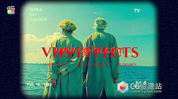 FCPX插件-怀旧复古VHS风格效果视频包装预设的图片1