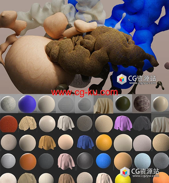 100种4K可平铺逼真PBR布料材质贴图素材 02 100种4K可平铺逼真PBR布料材质贴图素材 02的图片2