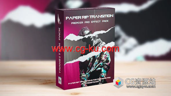 PR模板-12种独特纸张撕裂过渡视频转场 Paper Rip Transitions的图片1