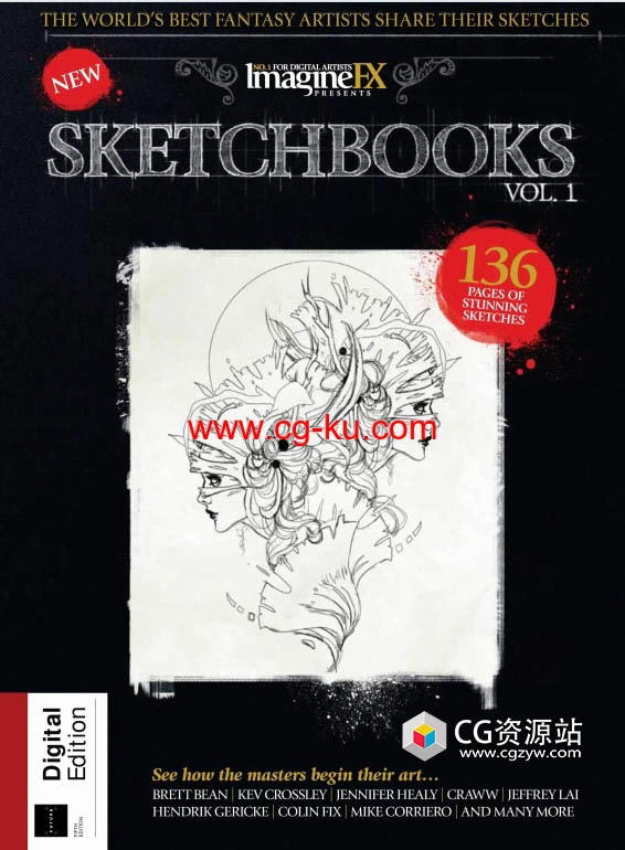 ImagineFX手绘素描杂志第1卷2023年第5修订版的图片2