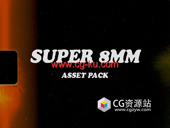 PR预设-复古胶片帧电影效果边框遮罩8毫米叠加层视频+音效素材 Super 8mm Pack的图片1