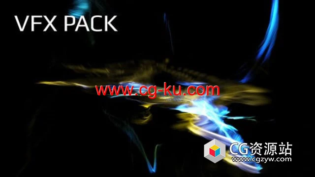 AE模板-7组炫酷彩色流动粒子特效素材 Smoke Particles VFX Pack 1的图片1