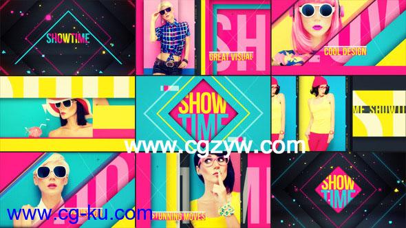 VideoHive 时尚多彩展示AE模板的图片1