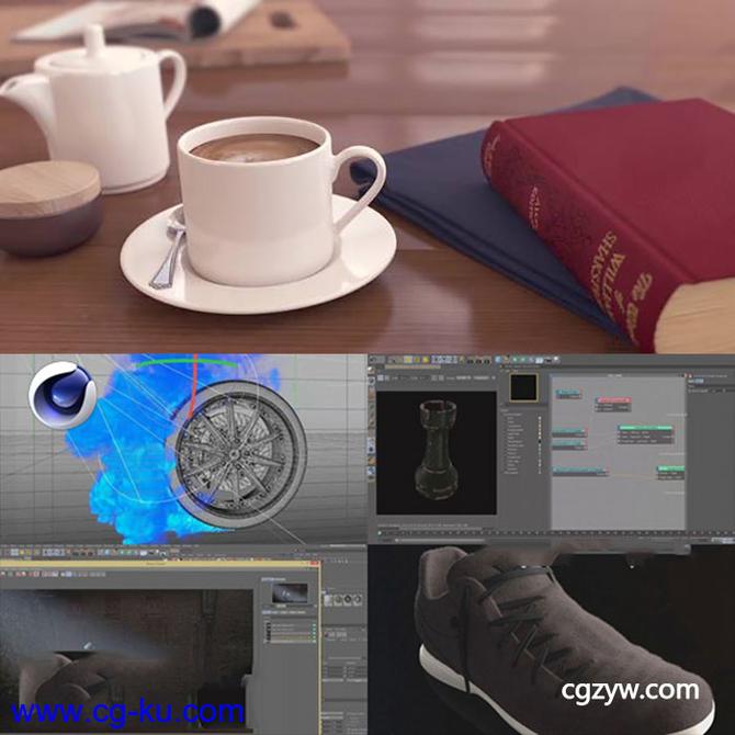 C4D教程-阿诺德渲染器Arnold全面基础培训案例教程fxphd Using Arnold in Cinema 4D C4D221的图片1