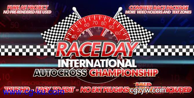 AE模板-体育赛事越野赛车F4赛事预告宣传片 Race Day – A Complete Racing Package的图片1