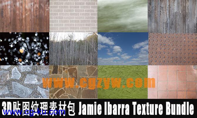 3D贴图纹理素材包 Jamie Ibarra Texture Bundle的图片1