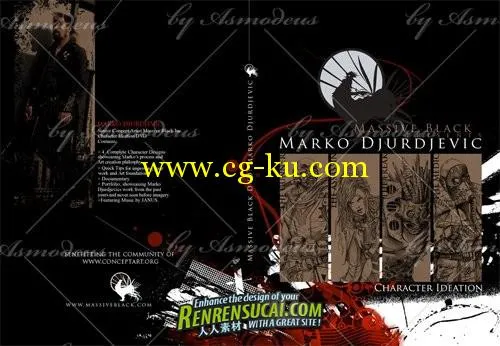 《无极黑-角色创意训练教程》(Massive Black - Marko Djurdjevics Character Ideat的图片1