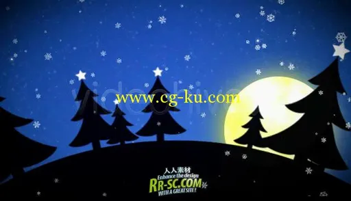 《创意移动圣诞树 AE包装模板》（VideoHive - merry christmas 2 - 72333）的图片1