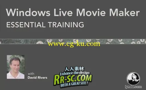 Lynda.com 出品的Windows Live Movie Maker基础培训 视频教程的图片1