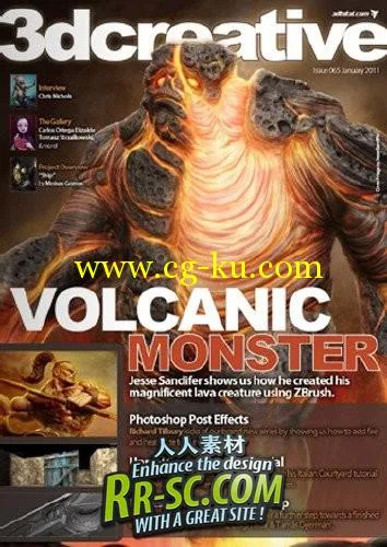 3DCreative 艺术杂志Vol.65 （2011年01月 高质量版 ）的图片1