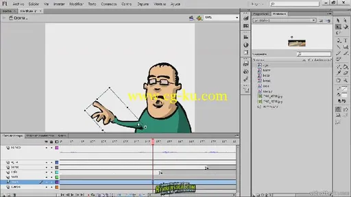 《Flash CS6基础训练教程》Video2Brain Foundations of Flash CS6 Spanish的图片2