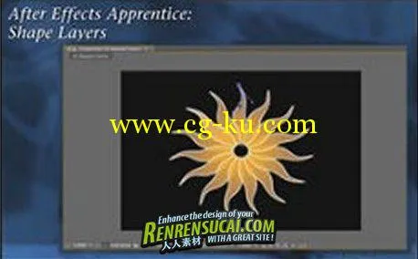 《AE学徒-形状图层视频教程》Lynda.com After Effects Apprentice 14 Shape Layers的图片1