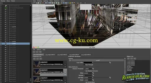 《场景影视特效Mattepainting插件2013版》GLYPH Mattepainting Toolkit for Maya 2...的图片3