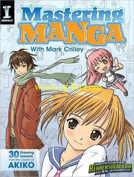 《漫画绘制技巧书籍》Mastering Manga with Mark Crilley的图片1