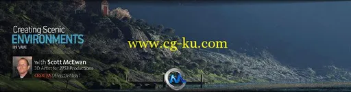 《Vue10景观环境制作教程》Digital-Tutors Scenic Environment Creation in Vue的图片1